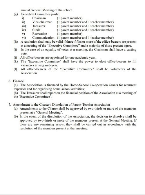 Constitution of Parent-Teacher Association