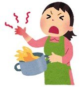 触碰热食烫伤