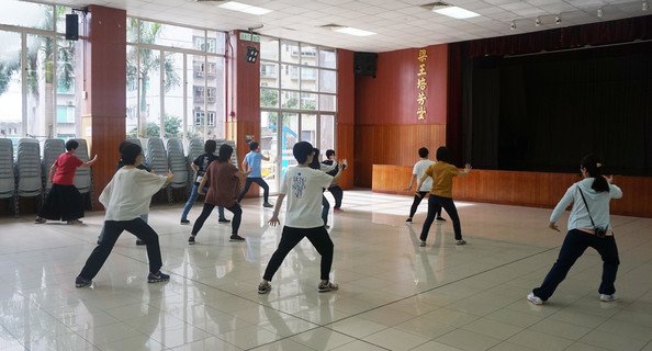 Tai Chi class enabled staff to maintain healthy bodies and healthy minds