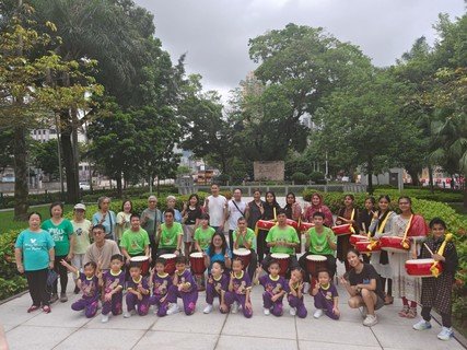 Filming in Sung Wong Toi Garden