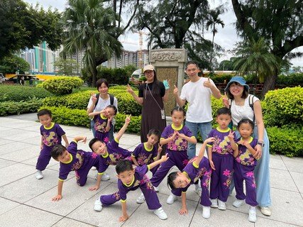 Filming in Sung Wong Toi Garden