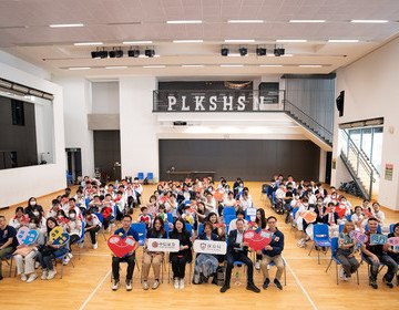 启动典礼及企业义工服务、入校活动