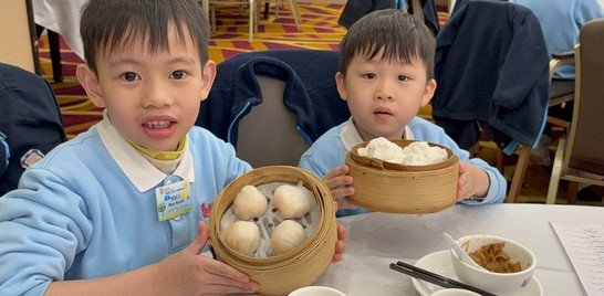 叉燒包、蝦餃好好食！