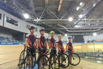 First school track cycling team in Hong Kong